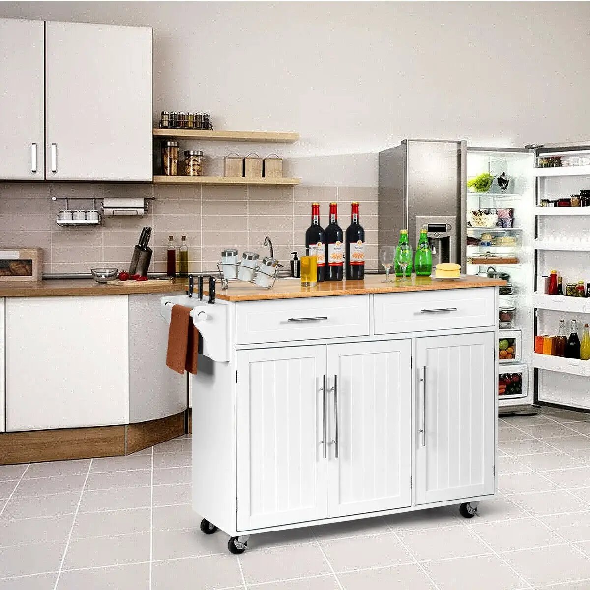 Kitchen Island Trolley by DirectDeals
