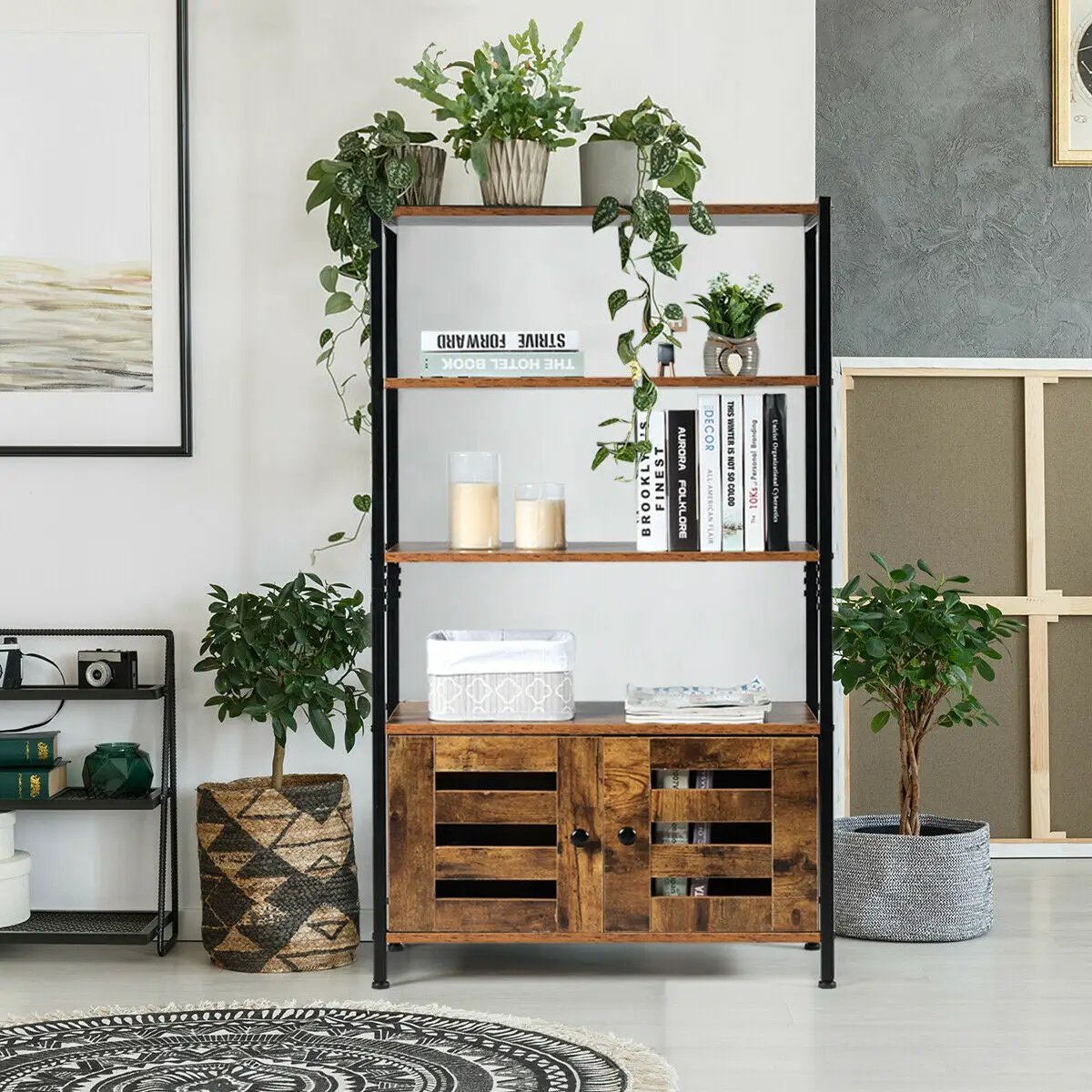 Industrial Storage Shelf with 2 Shutter Doors by DirectDeals