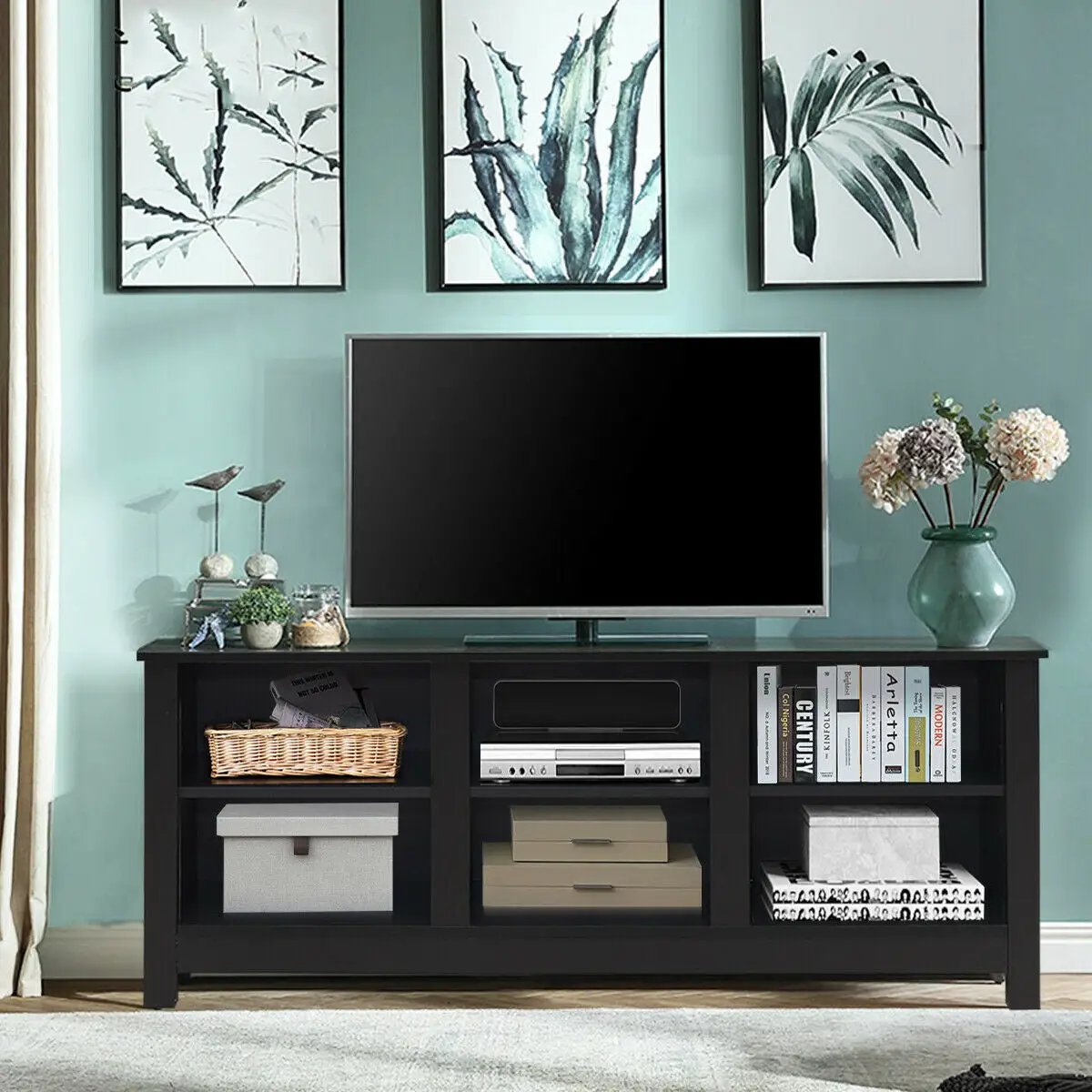 60 Inch Entertainment TV Stand Cabinet by DirectDeals