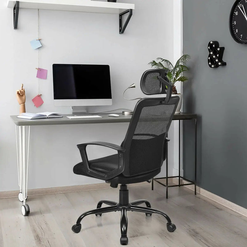 Mesh Office Chair High Back Ergonomic Swivel Chair by DirectDeals