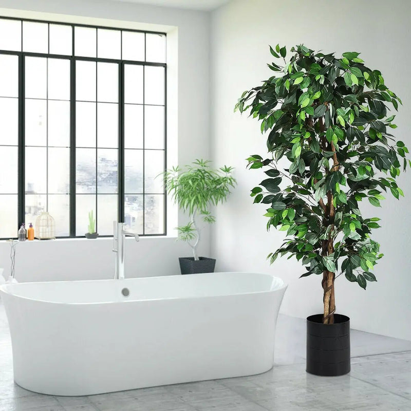 6 Feet Artificial Ficus Silk Tree by DirectDeals