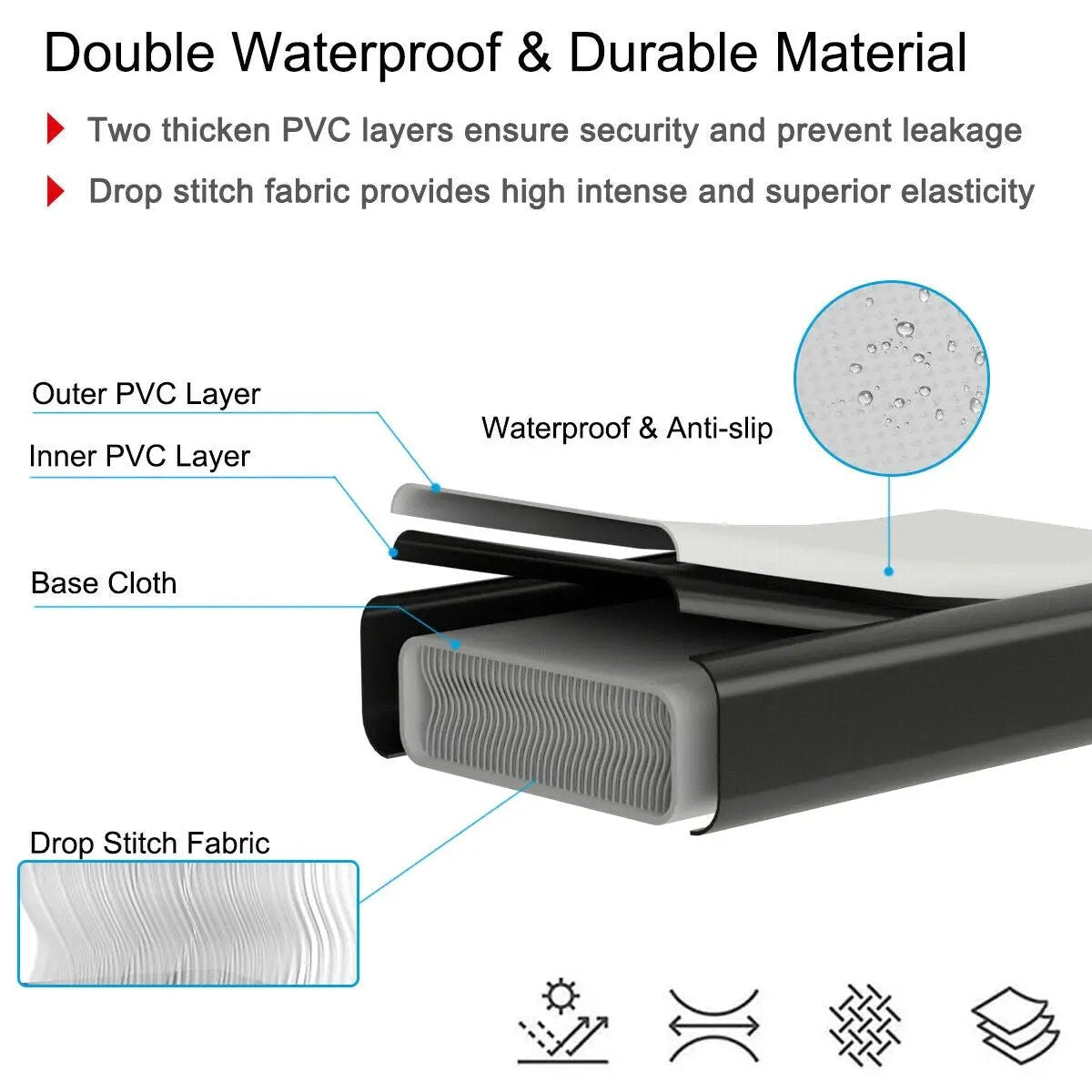 10 Feet Inflatable Gymnastics Tumbling Mat with Pump by DirectDeals