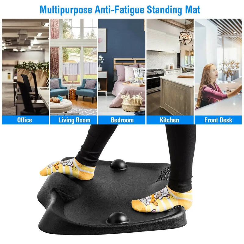 Ergonomic Design Anti Fatigue Standing Floor Foot Mat for Home Office by DirectDeals