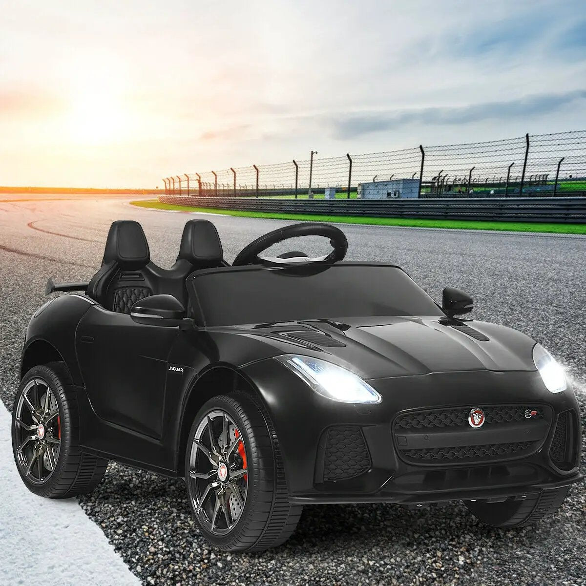 12V Jaguar F-Type SVR Licensed Kids Ride On Car by DirectDeals