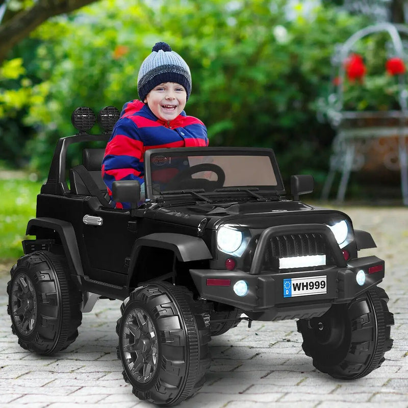 12V Kids Ride On Truck with Remote Control and Double Magnetic Door by DirectDeals