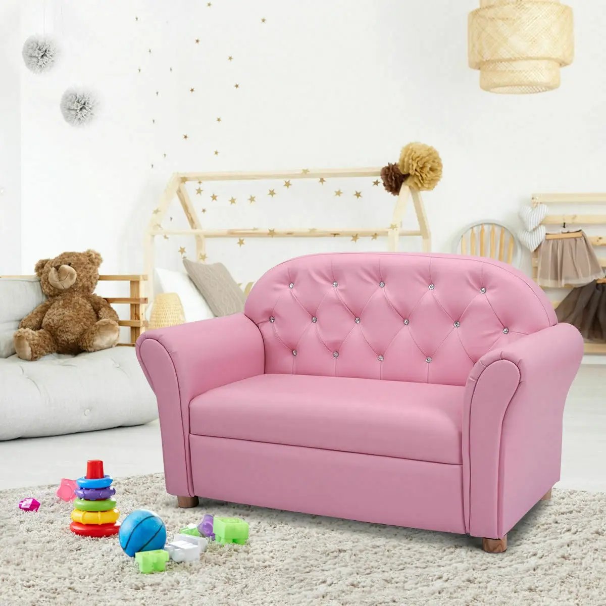 Kids Princess Armrest Chair Lounge Couch by DirectDeals