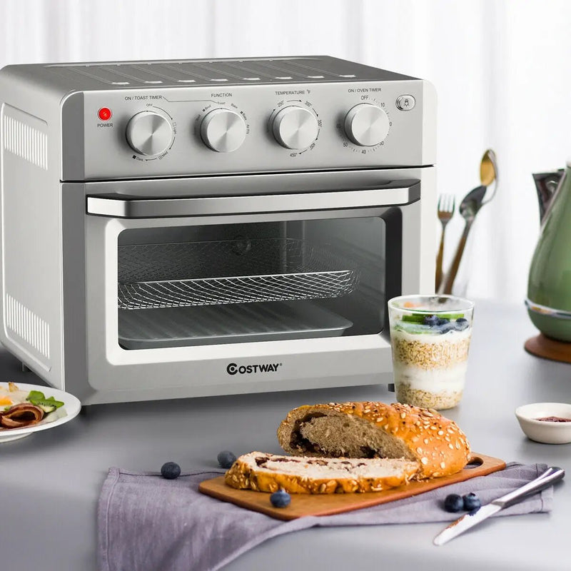 Dehydrate Convection Air Fryer Toaster Oven with 5 Accessories by DirectDeals