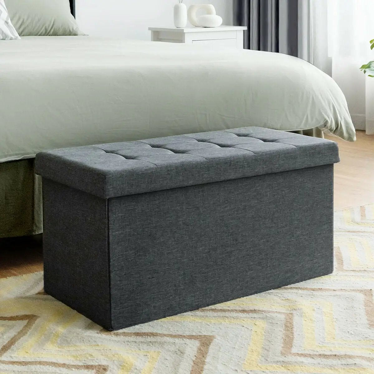 31.5 Inch Fabric Foldable Storage with Removable Storage Bin by DirectDeals