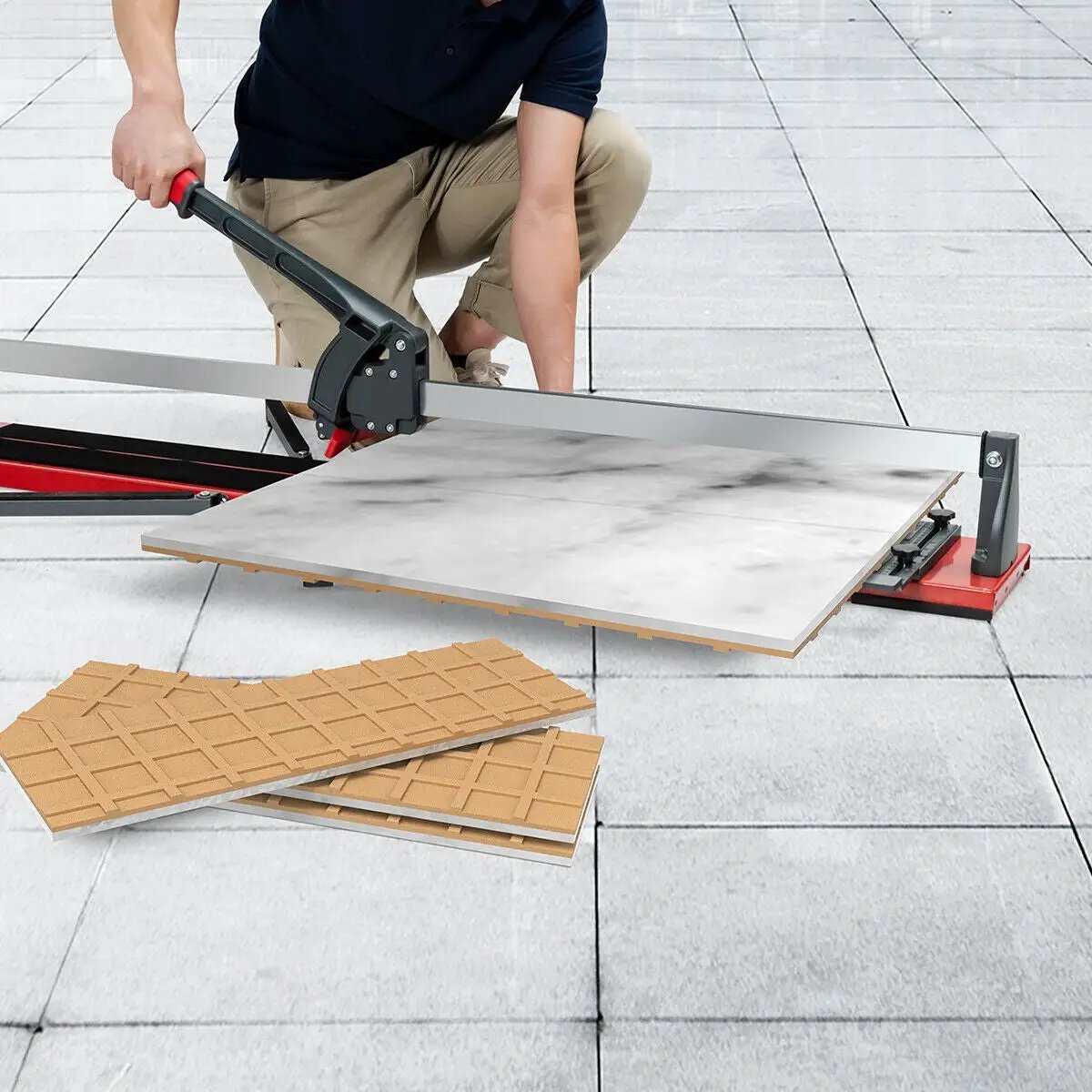 48 Inch Manual Tile Cutter Porcelain Cutter Machine by DirectDeals