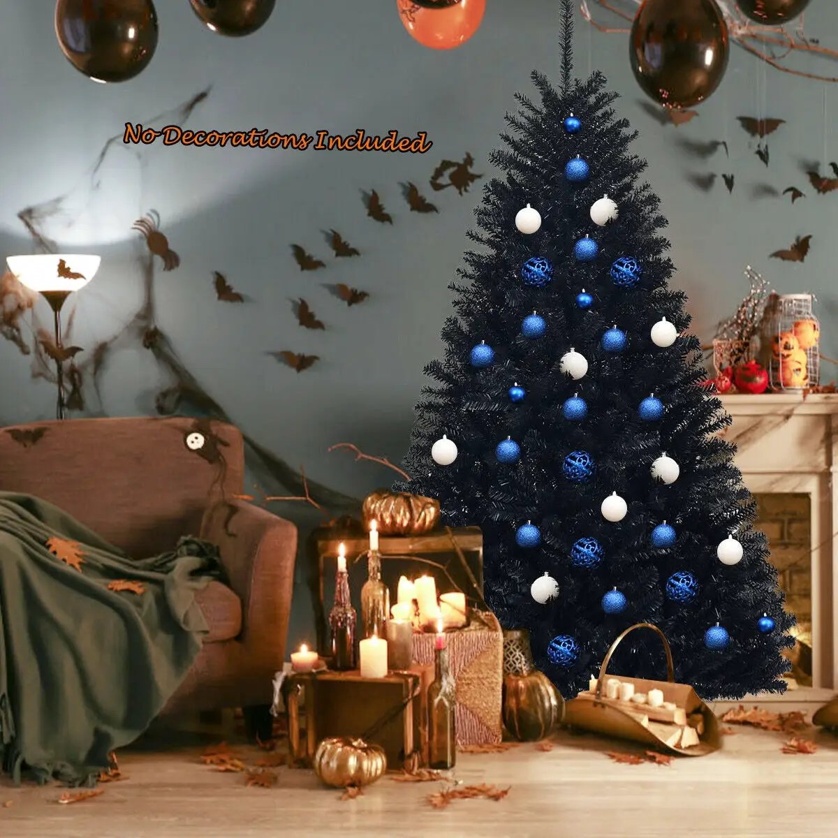 6 Feet Hinged Artificial Halloween Christmas Tree by DirectDeals