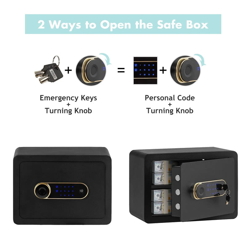 0.5 Cubic Feet Security Safe Lock Box with Keypad by DirectDeals