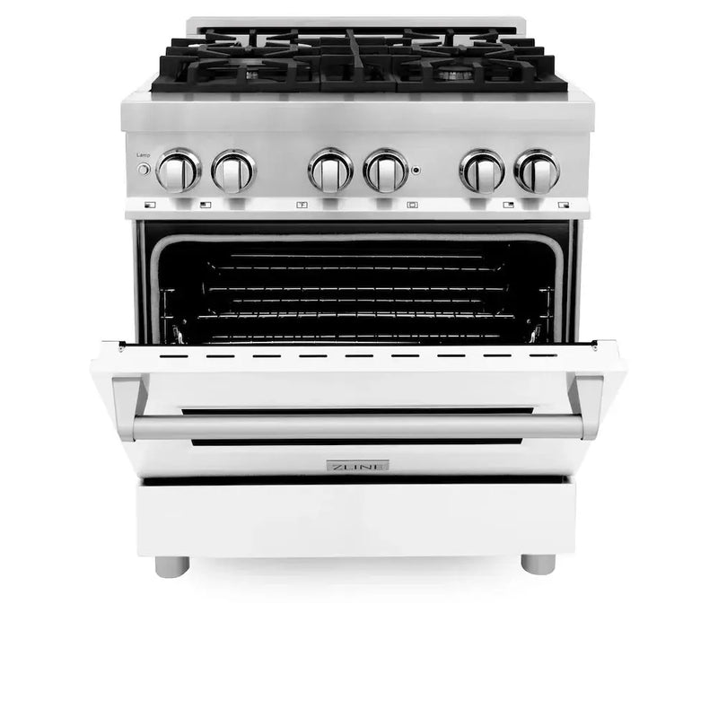 ZLINE 30" Bundle Range RA-WM-30 & Range Hood KB-30, 2KP-RAWMRH30 by Farmhouse Kitchen and Bath