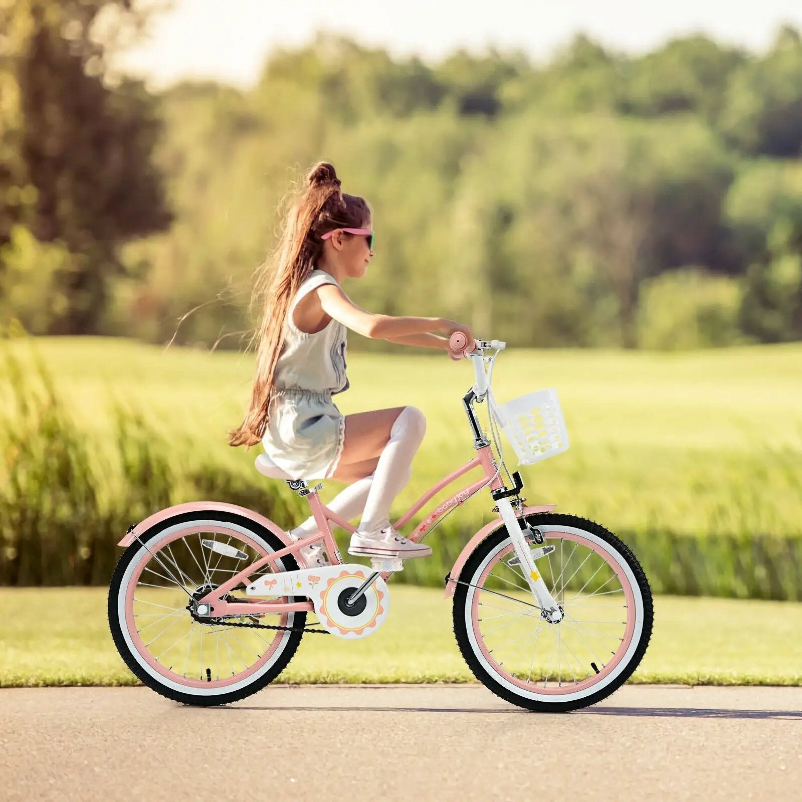 18 Inch Kids Adjustable Bike by DirectDeals