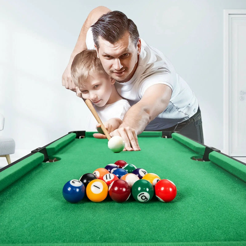 24‚Äù Mini Tabletop Pool Table Set Indoor Billiards Table with Accessories by DirectDeals