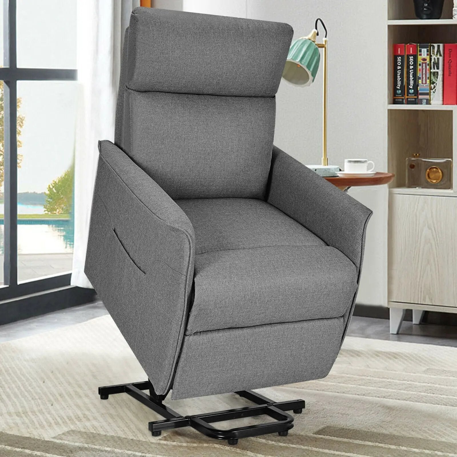 Power Lift Massage Recliner Chair for Elderly with Heavy Padded Cushion by DirectDeals