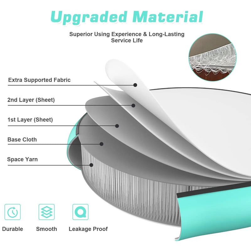 40 Inch Inflatable Round Gymnastic Mat with Electric Pump by DirectDeals