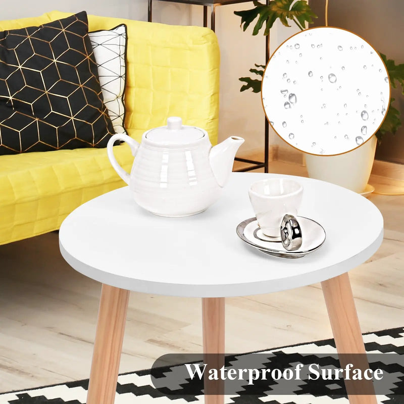 16 Inch Modern Round Coffee Table by DirectDeals