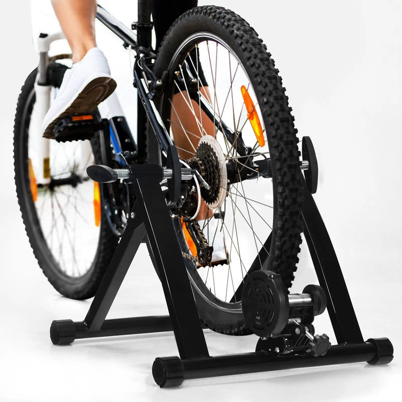 Folding Indoor Bike Trainer Stand for 26-28 Inch Wheels by DirectDeals