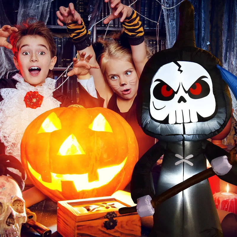 6 Feet Halloween Inflatable Decorations with Built-in LED Lights by DirectDeals