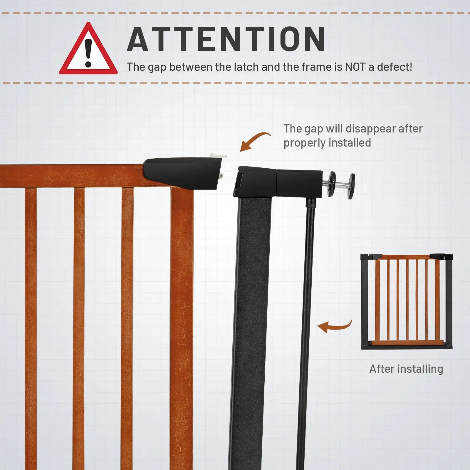 Extendable Safety Gate for Baby and Pet by DirectDeals