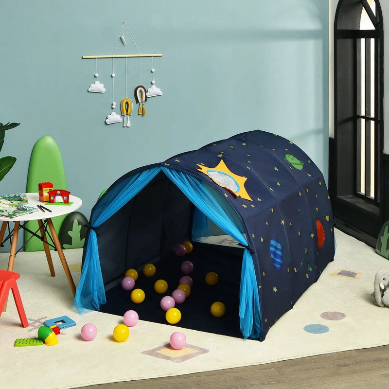 Kids Galaxy Starry Sky Dream Portable Play Tent with Double Net Curtain by DirectDeals