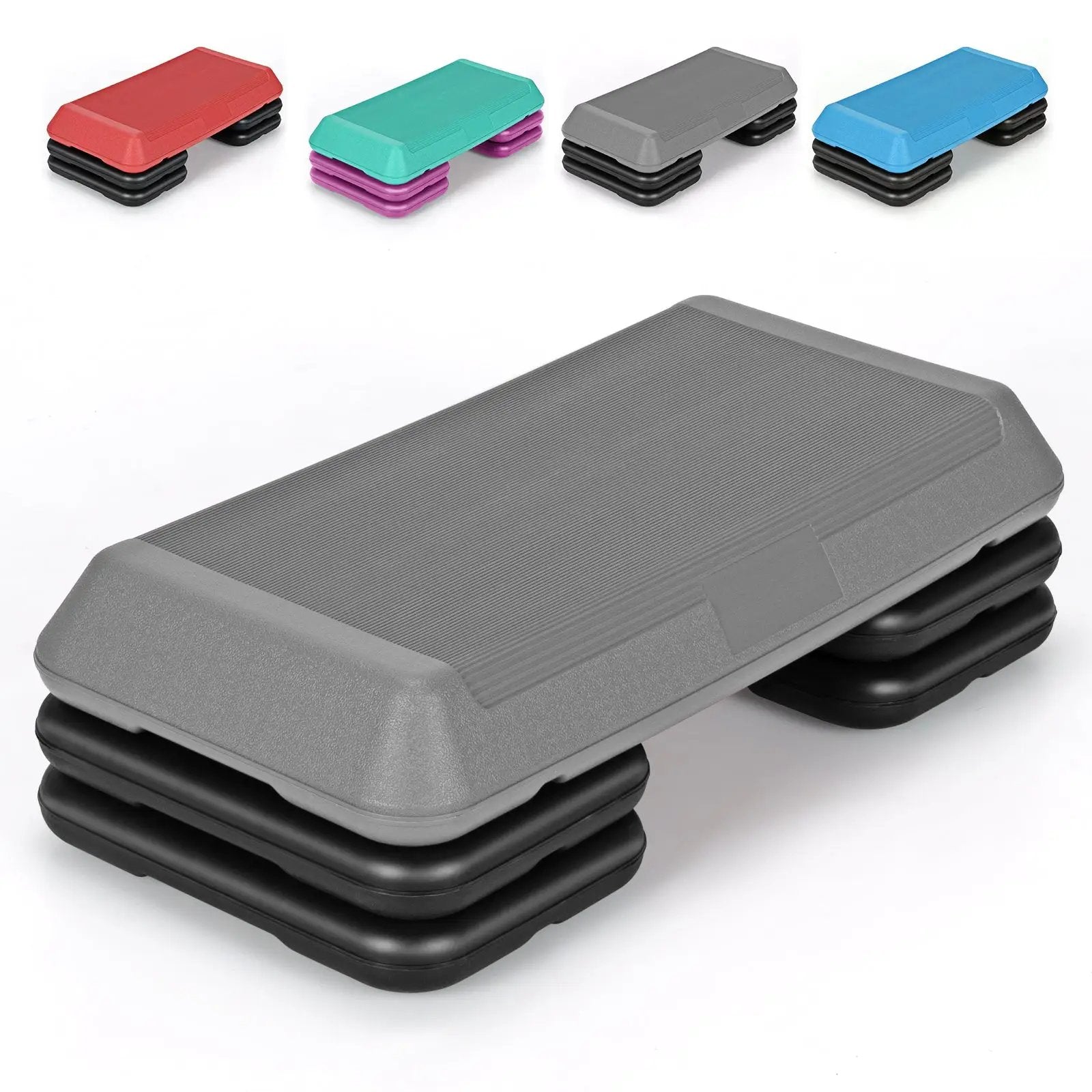 29 Inch Adjustable Workout Fitness Aerobic Stepper Exercise Platform by DirectDeals