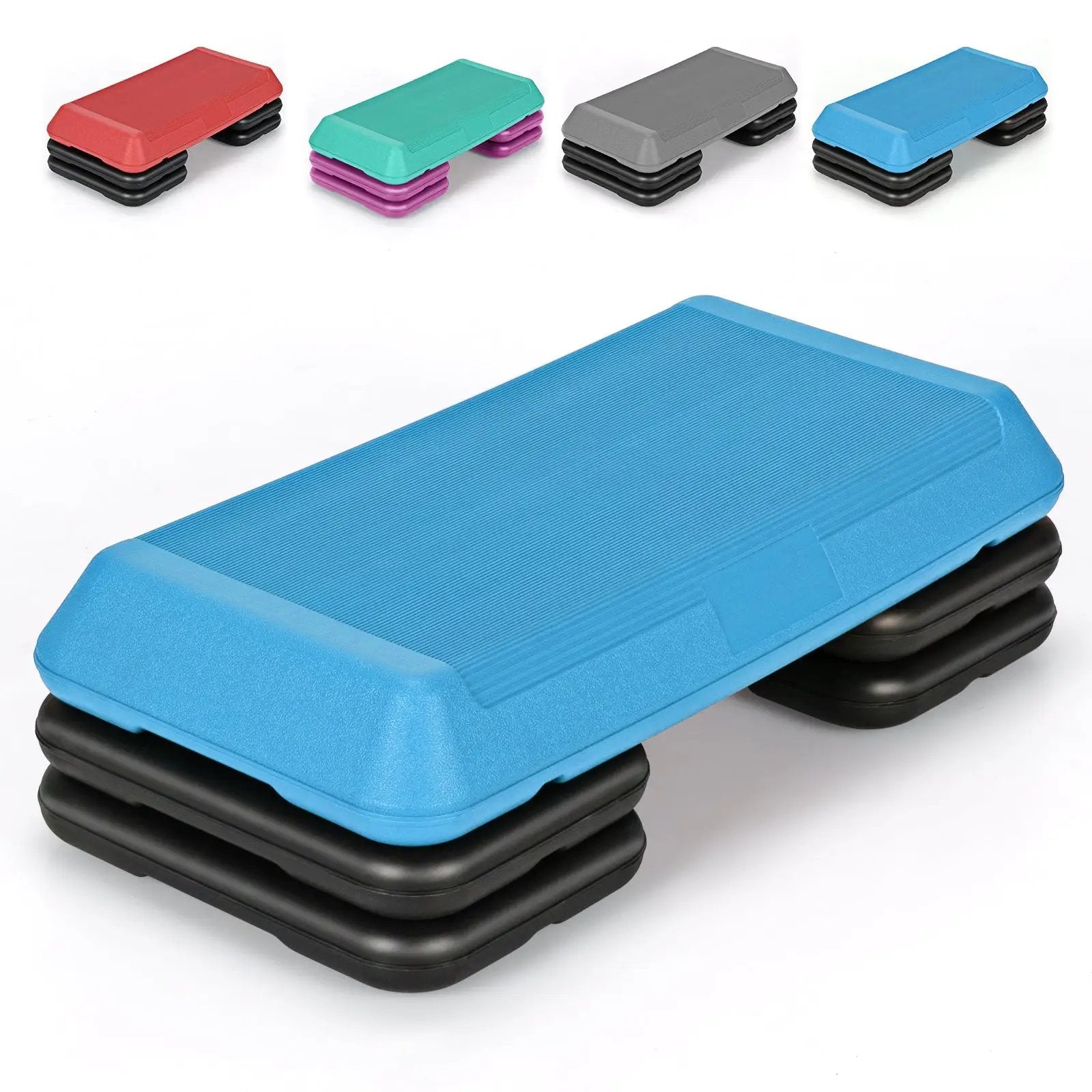 29 Inch Adjustable Workout Fitness Aerobic Stepper Exercise Platform by DirectDeals