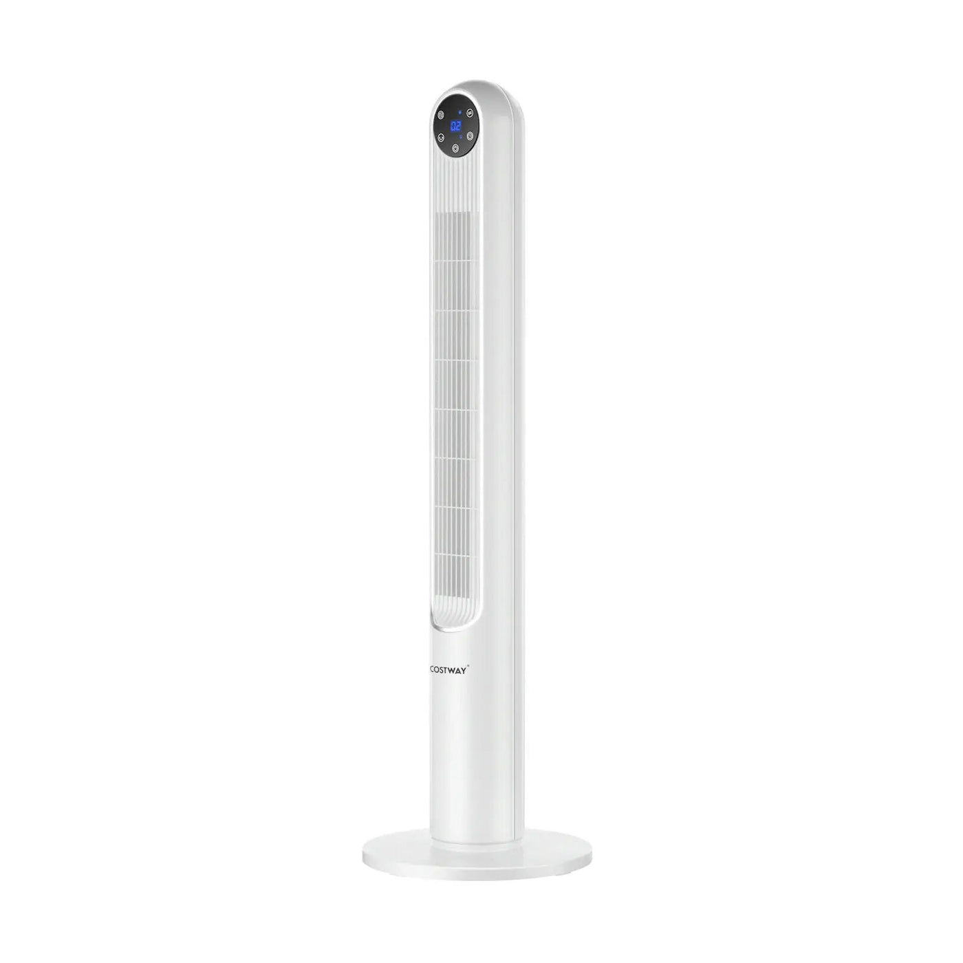 42 Inch 80 Degree Tower Fan with Smart Display Panel and Remote Control by DirectDeals