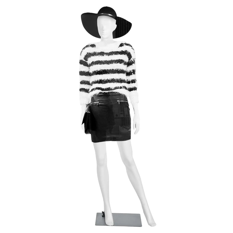 5.8 ft Plastic Female Mannequin Adjustable Detachable Manikin with Metal Stand by DirectDeals