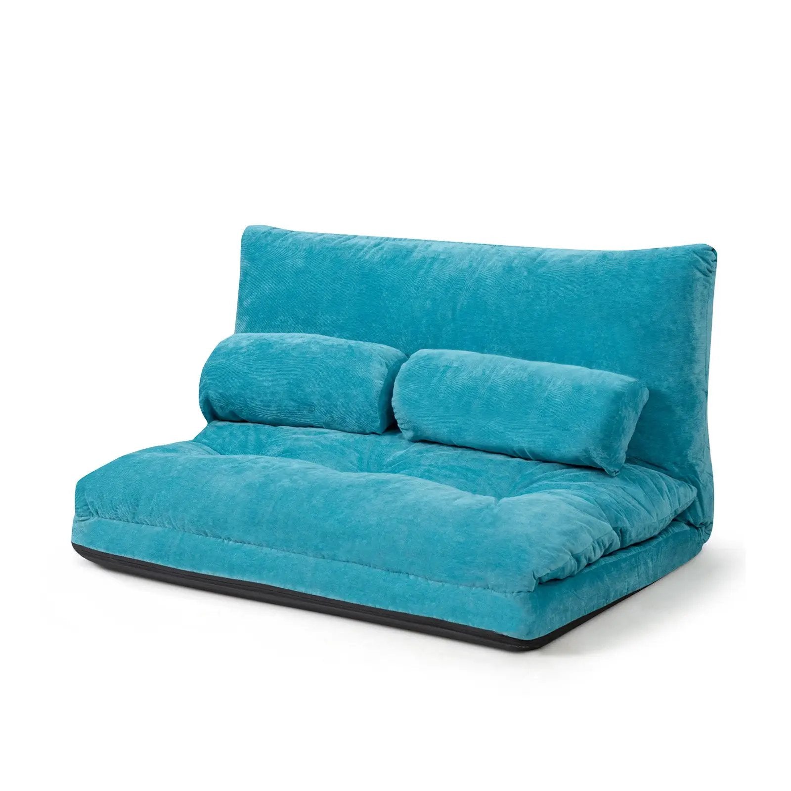 6-Position Adjustable Sleeper Lounge Couch with 2 Pillows by DirectDeals