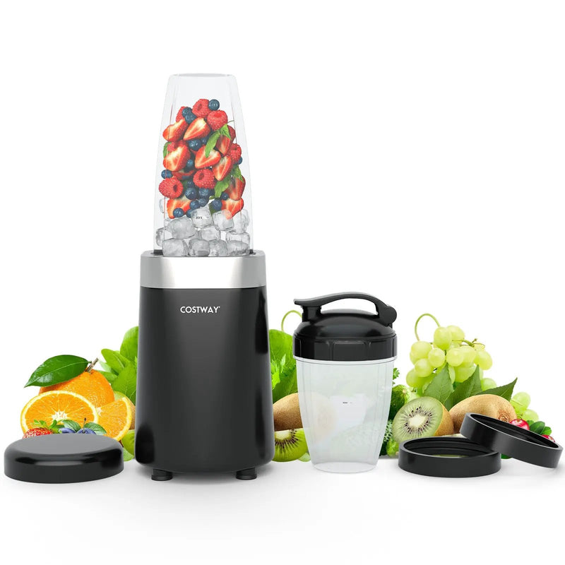 1000W Portable Blender with 6-Blade Design-Black by DirectDeals