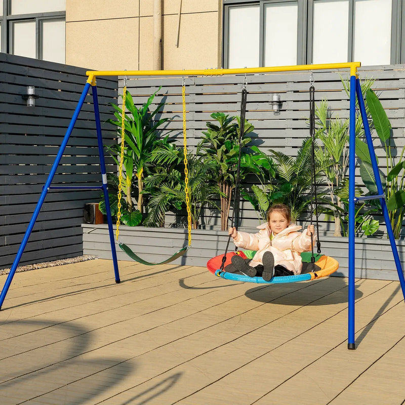 2-Pack Swing Set Swing Seat Replacement and Saucer Tree Swing (Without Stand) by DirectDeals