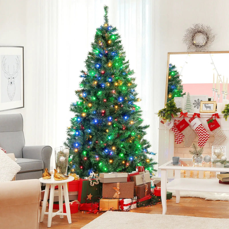 7 Feet Christmas Tree Pre-Lit 3-Minute Quick Shape by DirectDeals