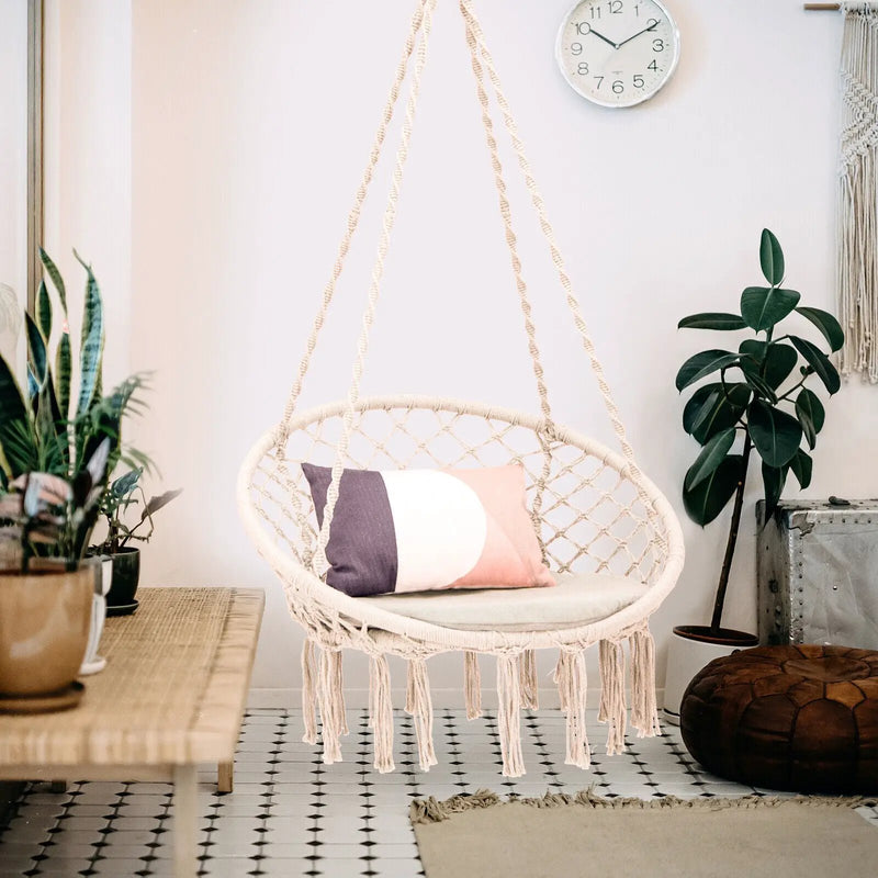 Cushioned Hammock Swing Chair with Hanging Kit by DirectDeals