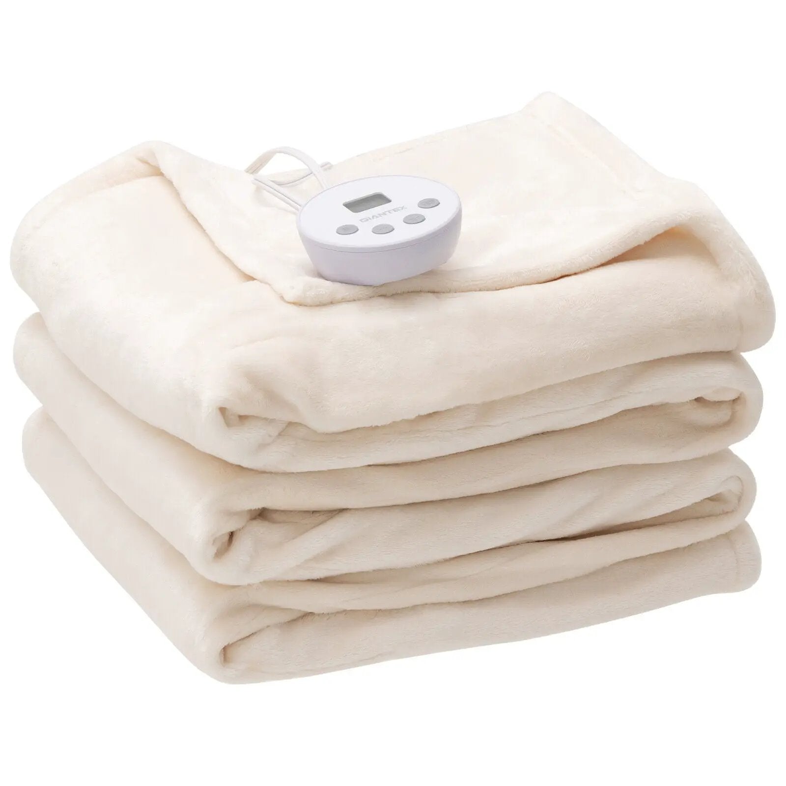 62 x 84 Inch Twin Size Electric Heated Throw Blanket with Timer by DirectDeals