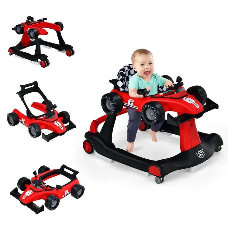 4-in-1 Foldable Activity Push Walker with Adjustable Height by DirectDeals