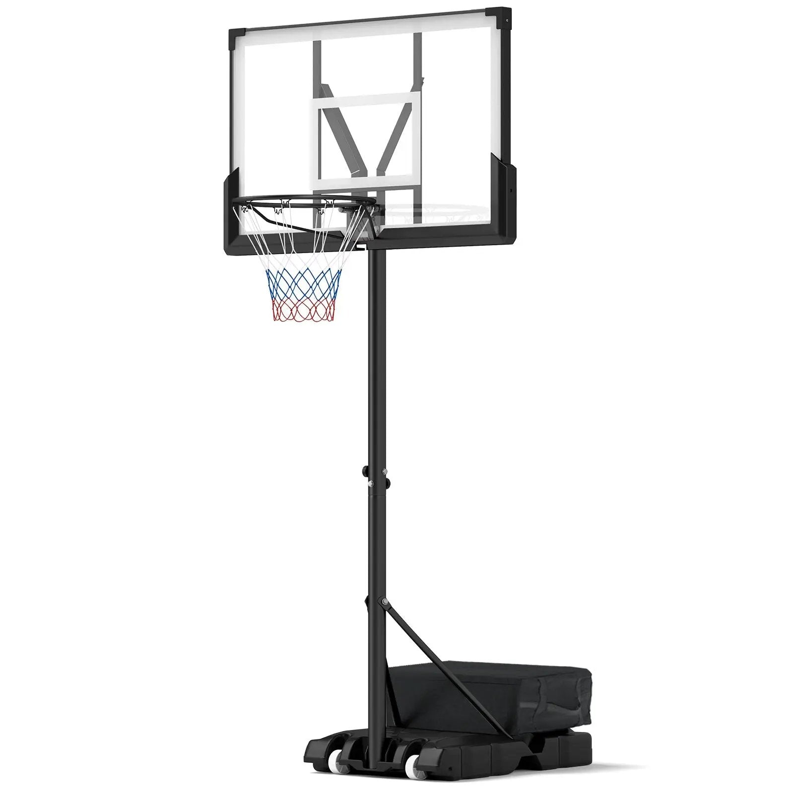 Portable Basketball Hoop Outdoor Basketball Goal System Adjustable for Kids Teens Adults by DirectDeals