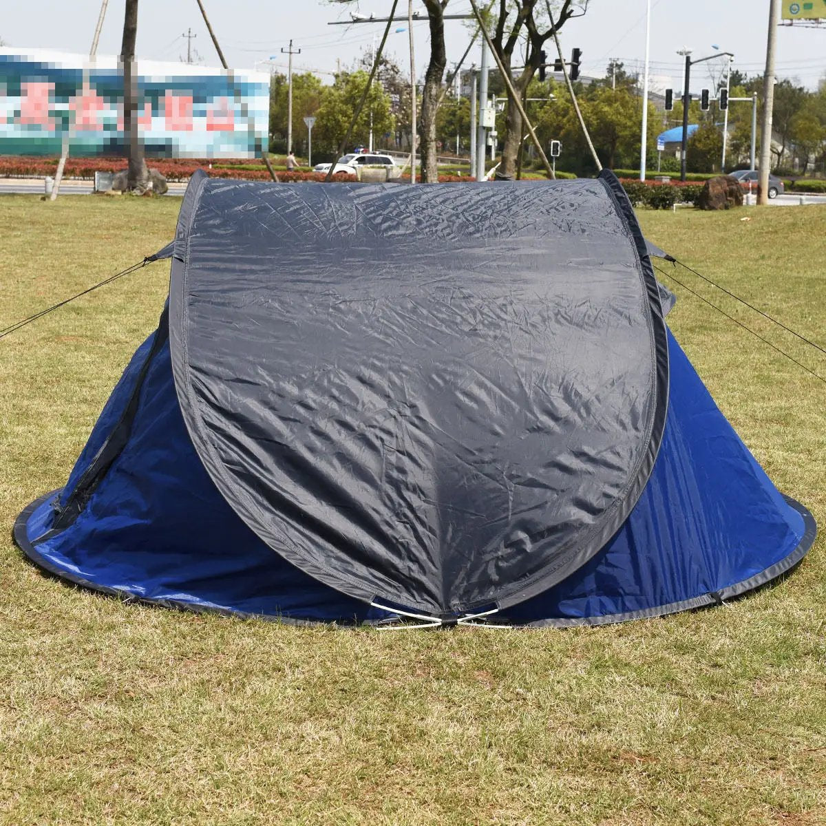 Waterproof 3-4 Person Camping Tent Automatic Pop Up Quick Shelter Outdoor Hiking by DirectDeals