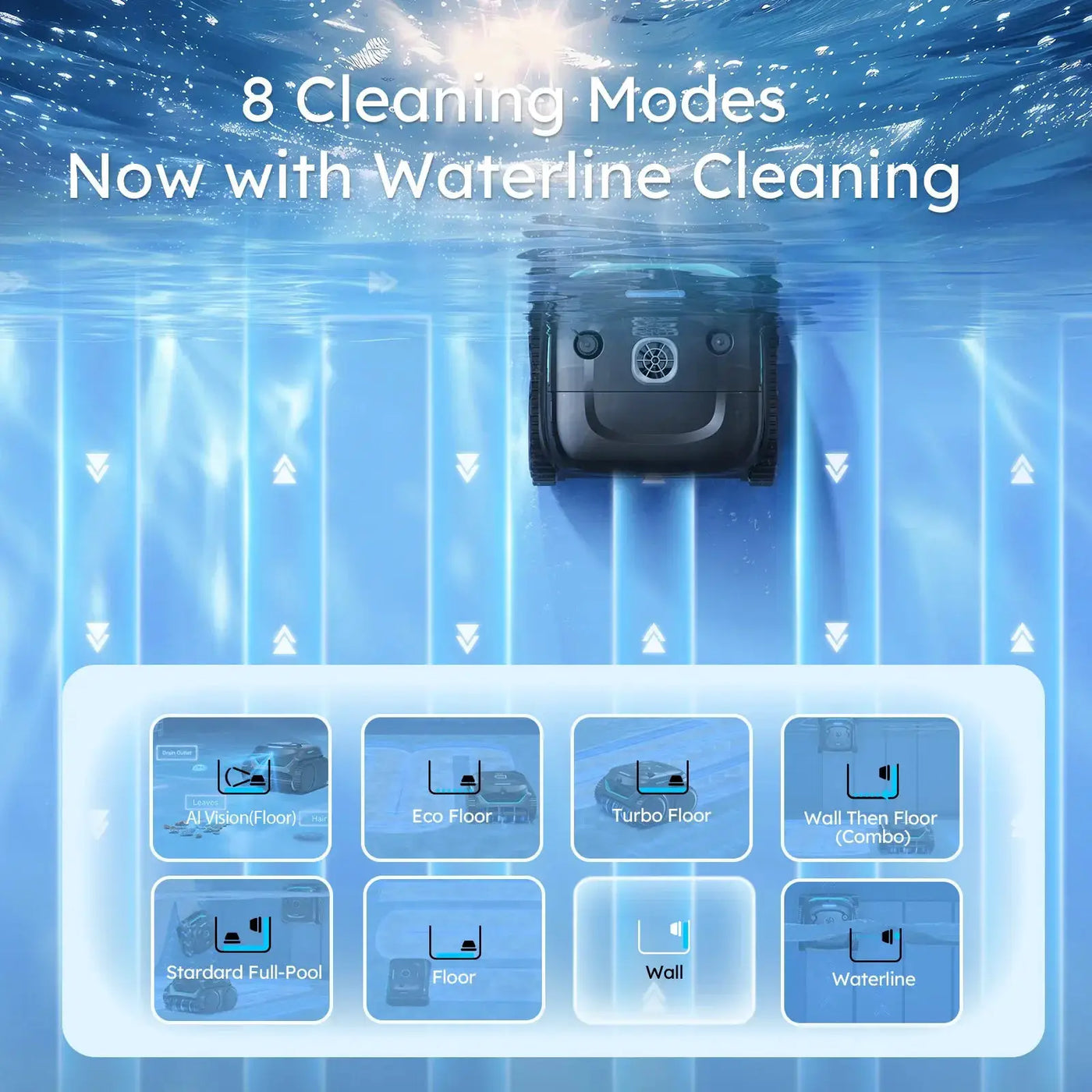 (2026 New) WYBOT C2 Vision Cordless Robotic Pool Cleaner by WYBOT