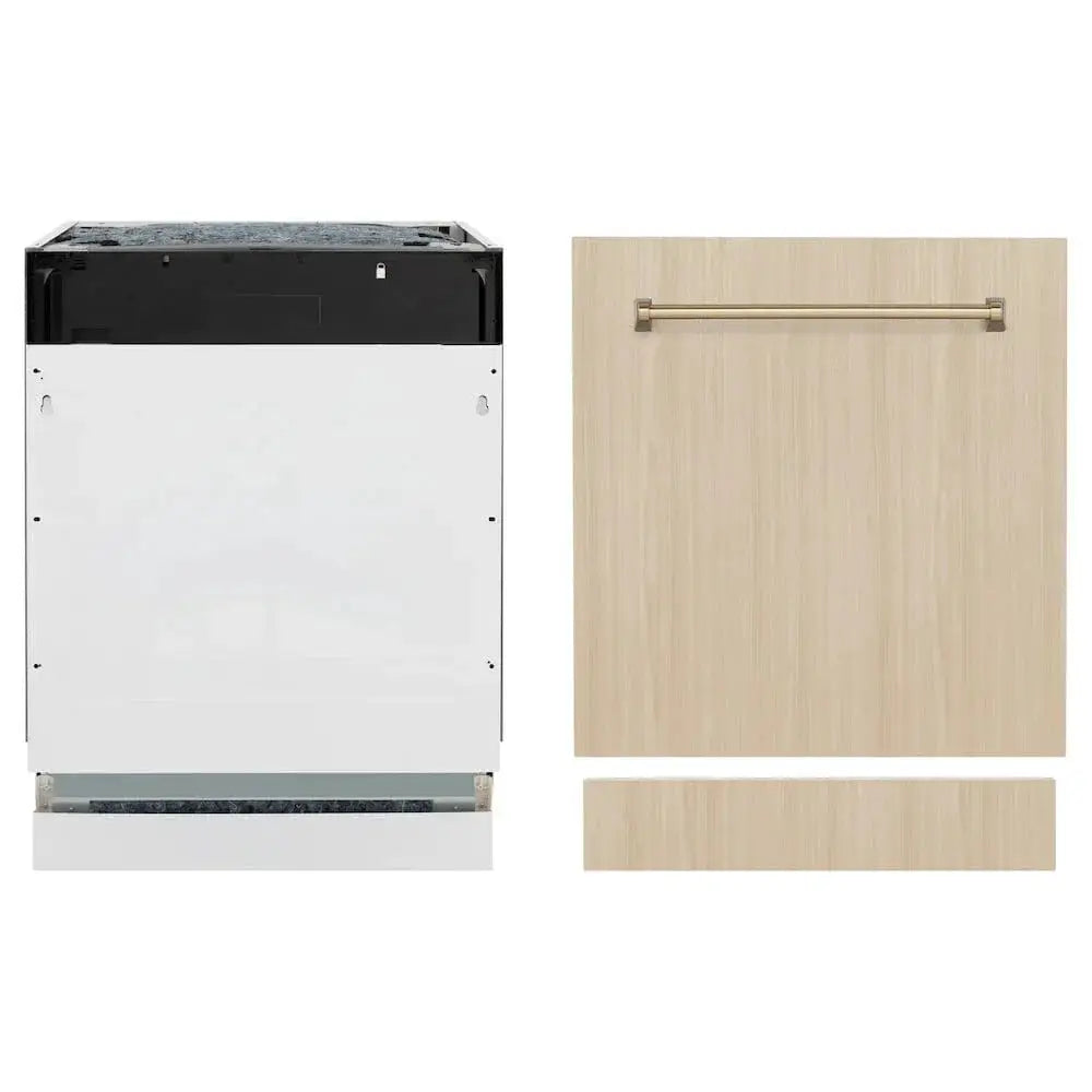 ZLINE Autograph 24" Dishwasher Stainless, Champagne Bronze DWVZ-24-CB by Farmhouse Kitchen and Bath