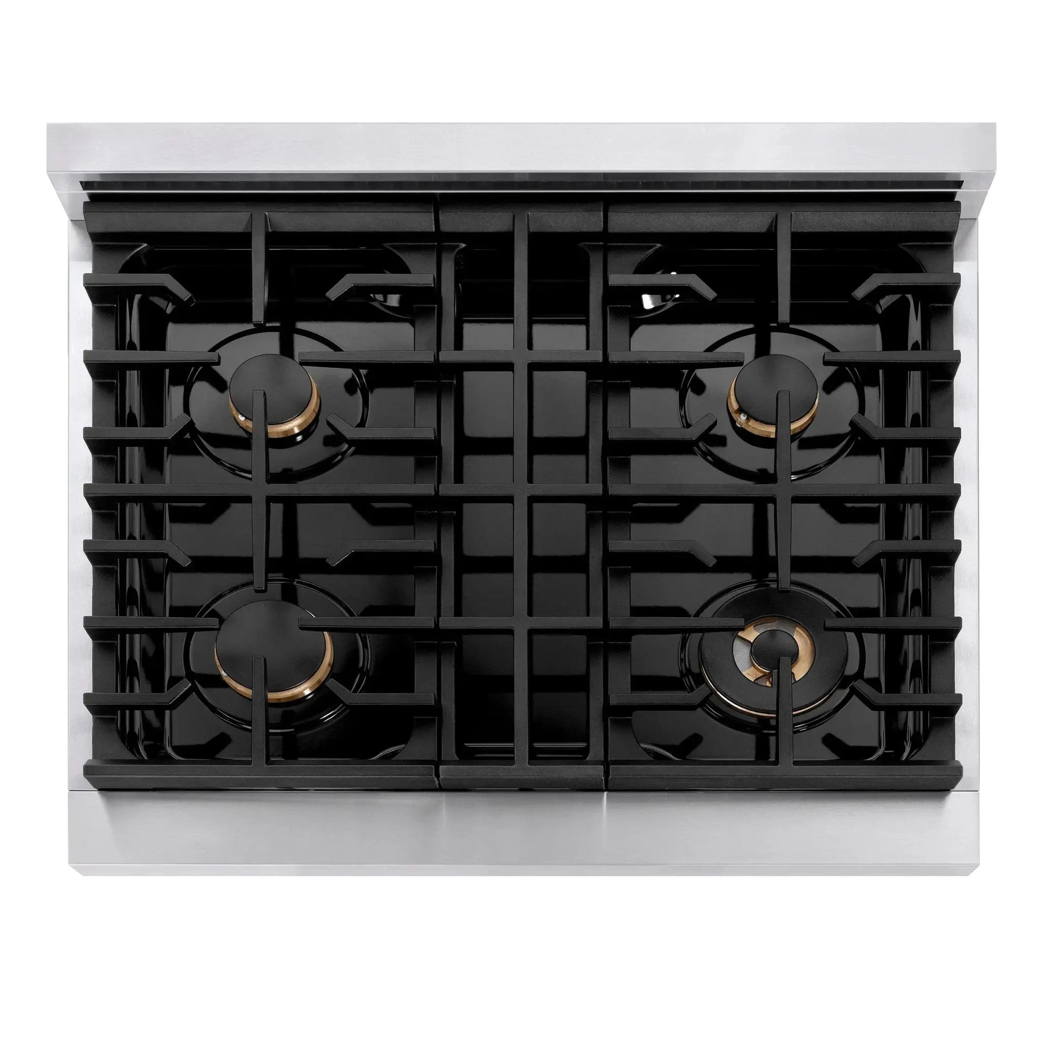ZLINE 30" Paramount Gas Rangetop Stainless Steel Champagne Bronze SRTZ-30-CB by Farmhouse Kitchen and Bath