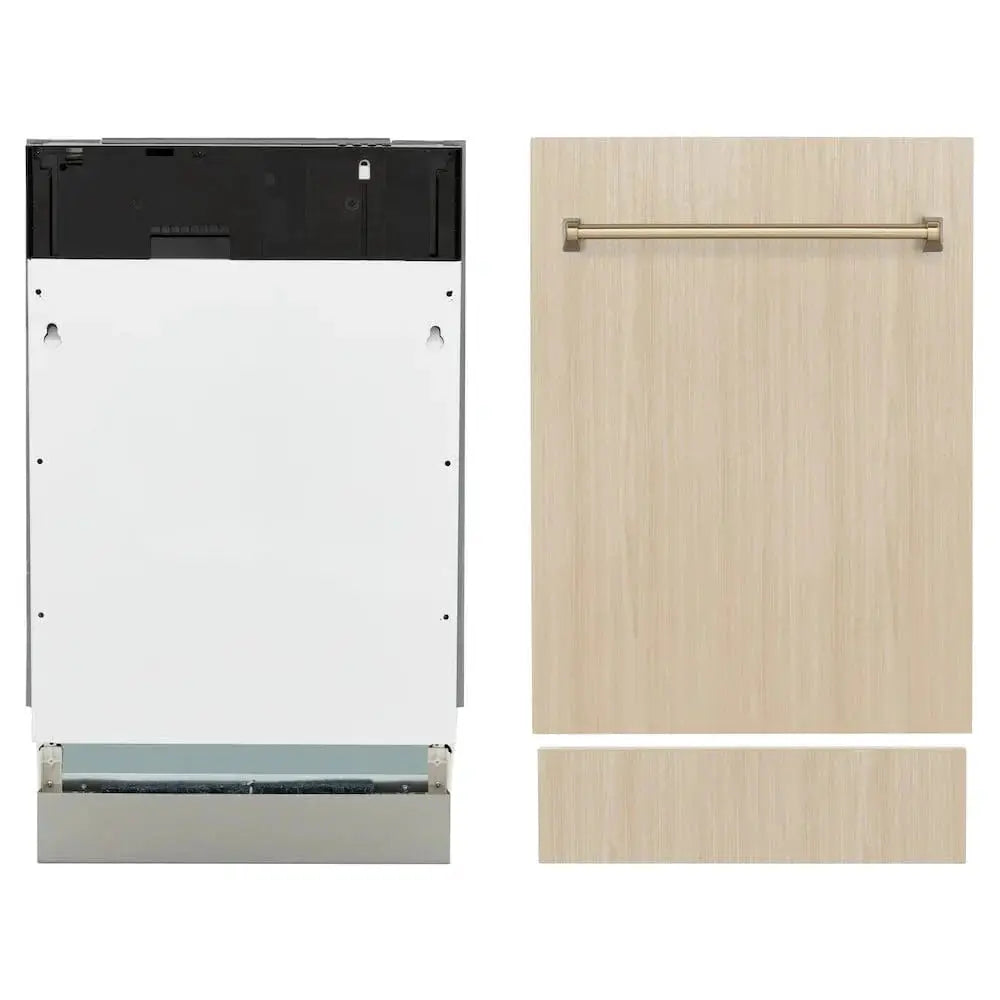 ZLINE Autograph 18" Dishwasher Stainless, Champagne Bronze DWVZ-18-CB by Farmhouse Kitchen and Bath
