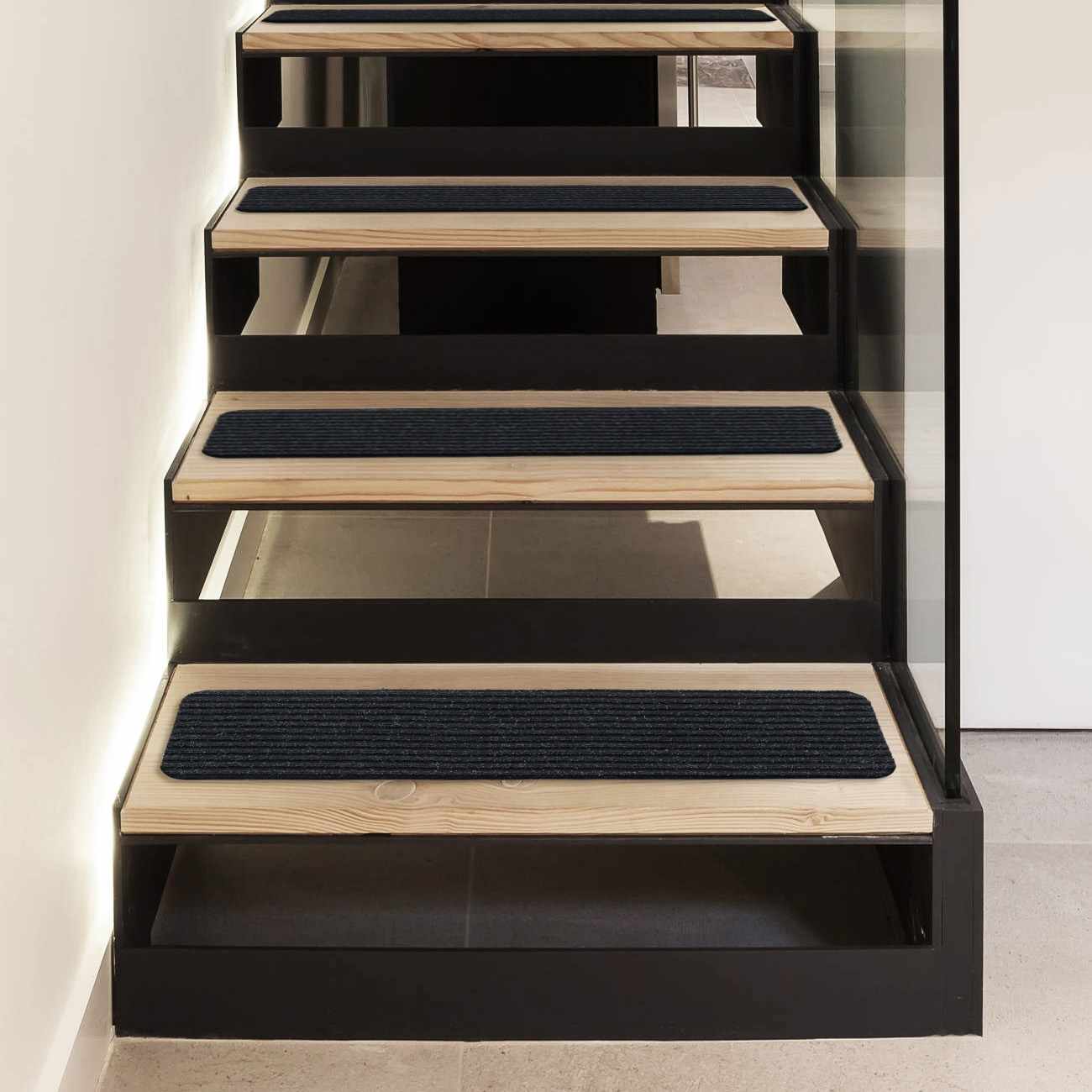 Basic Stair Tread Rugs, Gray by Boutique Rugs
