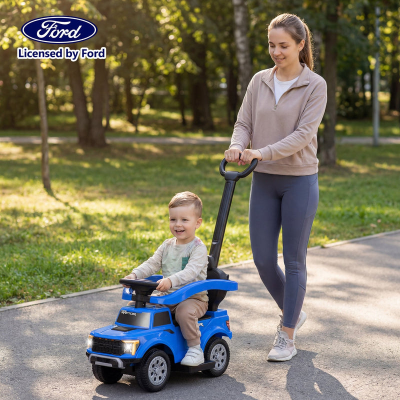 3-In-1 Licensed Ford Push Car for Toddlers by DirectDeals