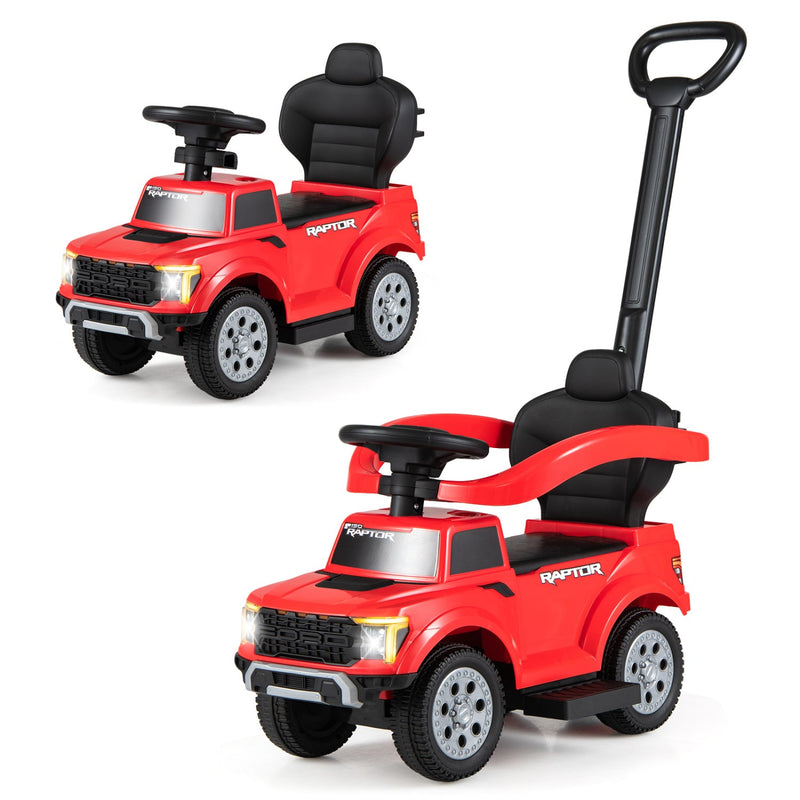 3-In-1 Licensed Ford Push Car for Toddlers by DirectDeals