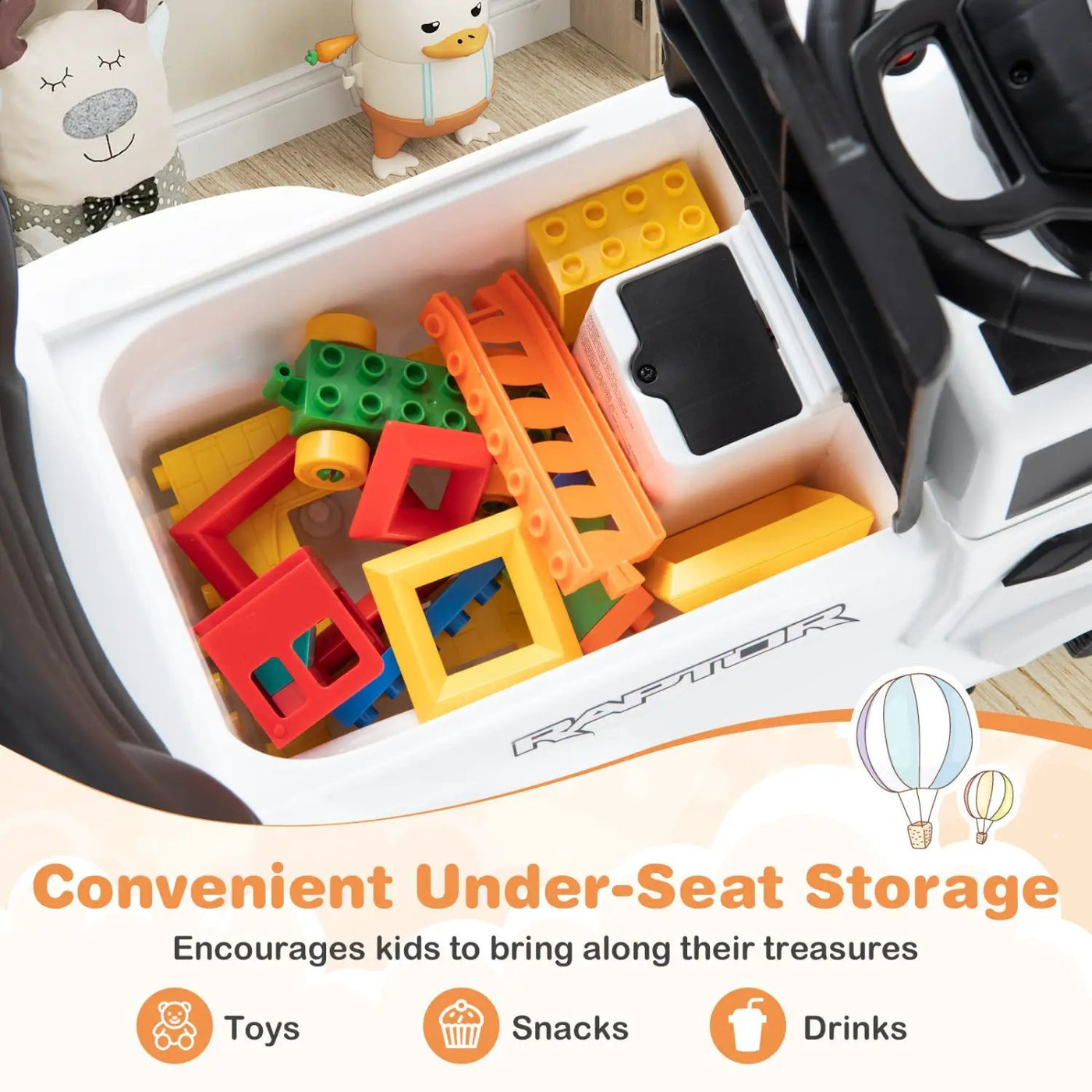 3-In-1 Licensed Ford Push Car for Toddlers by DirectDeals