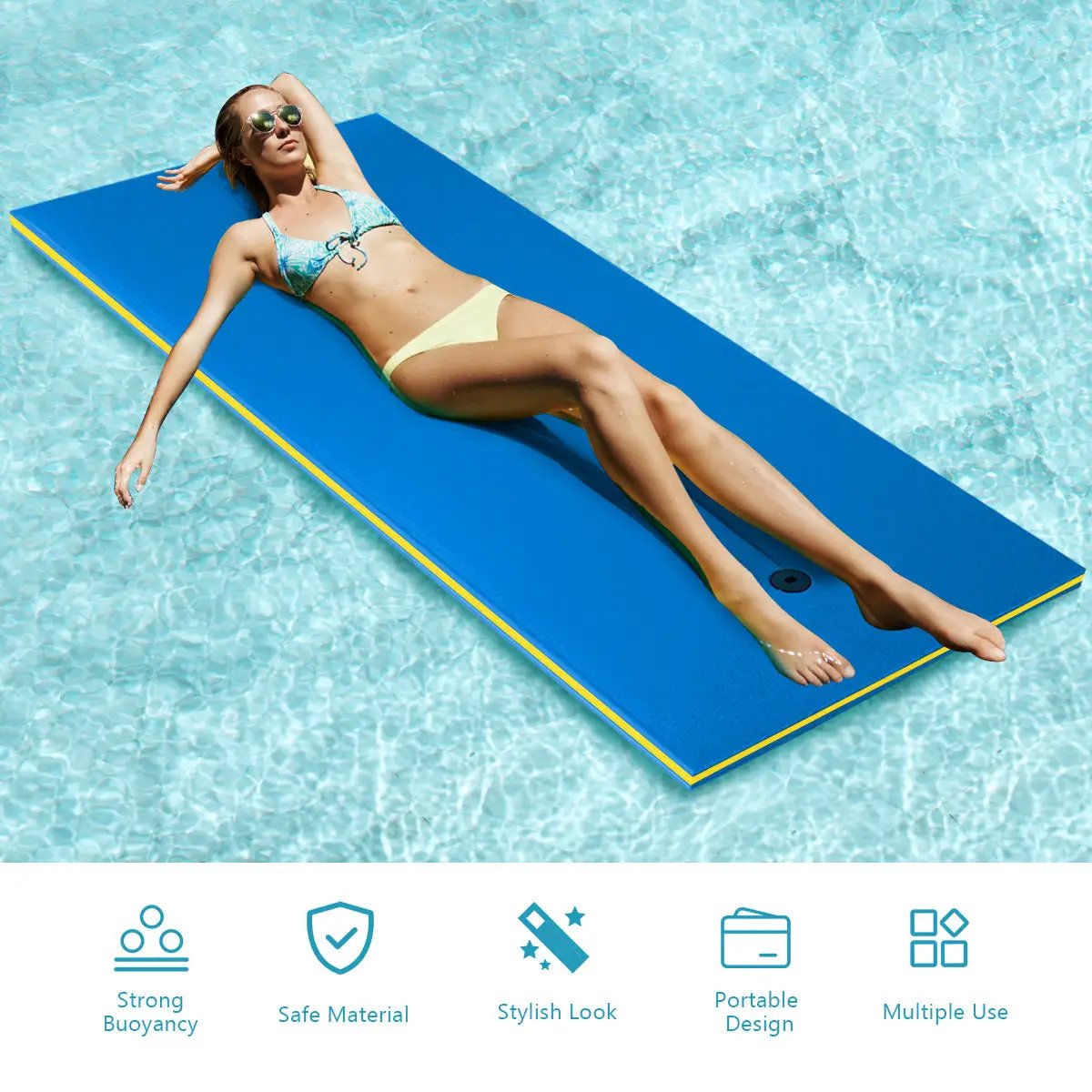 3-Layer Relaxing Tear-proof Water Mat by DirectDeals
