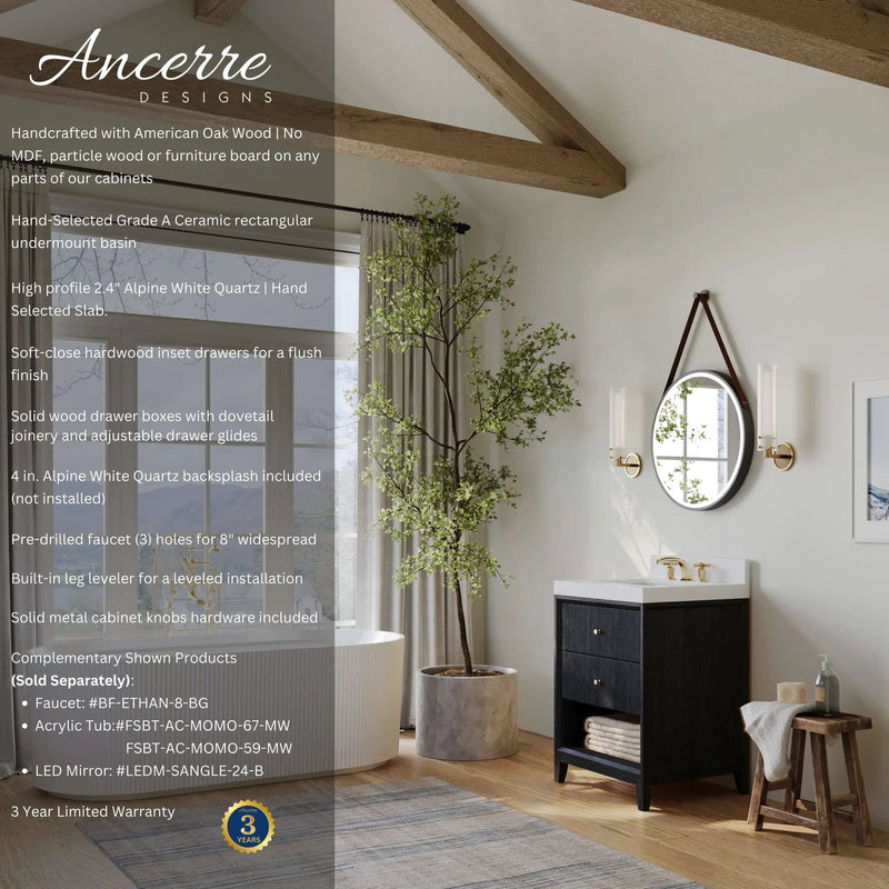 Momo 24" Bath Vanity Set by Ancerre Designs