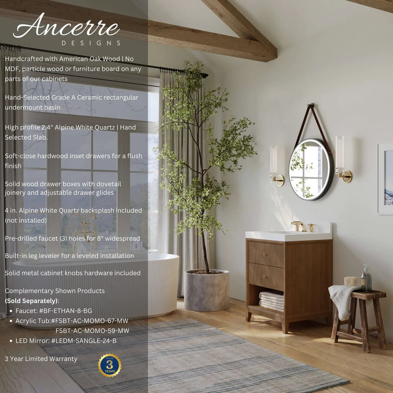 Momo 24" Bath Vanity Set by Ancerre Designs