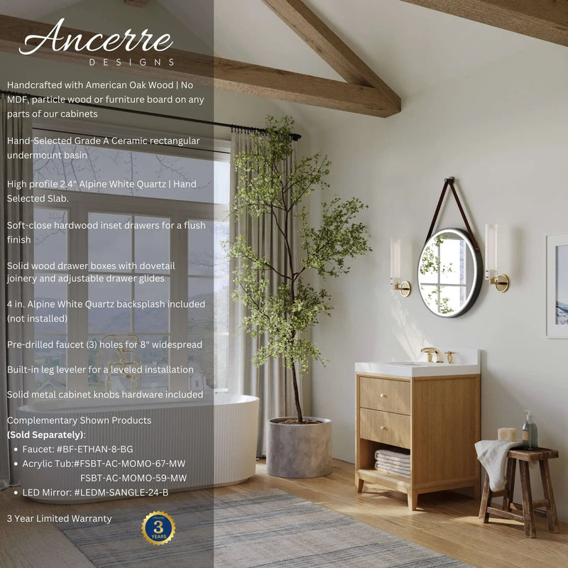 Momo 24" Bath Vanity Set by Ancerre Designs